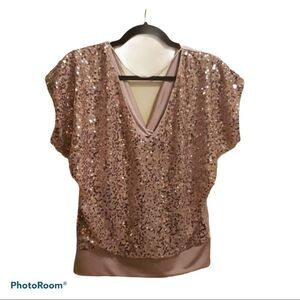 EXPRESS Sequin Top 